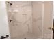 Modern bathroom with a large marble shower at 9 N 11Th Ave, Maiden, NC 28650