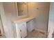 Bathroom with vanity, mirror and tile flooring at 9 N 11Th Ave, Maiden, NC 28650