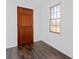 Simple bedroom with hardwood floors and a window with a view at 956 Stony Point Rd, Kings Mountain, NC 28086