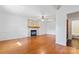 Spacious living area with hardwood floors and fireplace at 956 Stony Point Rd, Kings Mountain, NC 28086