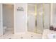 Clean bathroom with walk in shower and toilet at 104 Fox Den Cir, Statesville, NC 28677