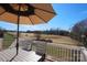 Deck overlooking a golf course, perfect for relaxing at 104 Fox Den Cir, Statesville, NC 28677