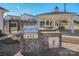 Outdoor grilling station with built-in cabinets at 104 Fox Den Cir, Statesville, NC 28677