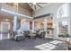 Spacious living room with high ceilings, open floor plan, and comfortable seating at 104 Fox Den Cir, Statesville, NC 28677