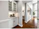 Bright butler's pantry with white shaker cabinets and quartz countertops at 11622 Morgan Horse Trl, Huntersville, NC 28078