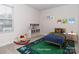 Virtually staged bedroom with a bed and decor at 1334 31St St # 6, Conover, NC 28613