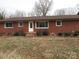 Brick ranch house with landscaping at 1408 Delview Rd, Cherryville, NC 28021