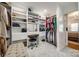 Bright walk-in closet with built-in shelving and drawers at 2702 Oxborough Dr, Matthews, NC 28105