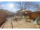 Brick paved patio with seating and an umbrella at 5998 Village Nw Dr, Concord, NC 28027