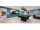 Finished basement with a pool table and wet bar at 7787 Us Highway 601 S Hwy, Concord, NC 28025