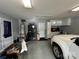 Spacious garage with extra storage and utility area at 8423 Quail Hollow Dr, Harrisburg, NC 28075