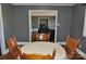 Dining room with view to living room at 109 Shamrock Dr, Chester, SC 29706
