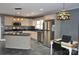 Updated kitchen with island and stainless steel appliances at 109 Shamrock Dr, Chester, SC 29706