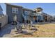 Large backyard with patio and fire pit at 1224 Regions Blvd, Fort Mill, SC 29707