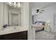 Clean bathroom with double vanity and shower at 1224 Regions Blvd, Fort Mill, SC 29707