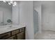 Bathroom with single vanity and shower at 1224 Regions Blvd, Fort Mill, SC 29707