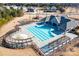 Community lap pool with adjacent playground and pergola at 1224 Regions Blvd, Fort Mill, SC 29707