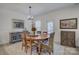 Bright dining room with an oval table, wood chairs, and hardwood floors at 1224 Regions Blvd, Fort Mill, SC 29707