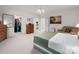 Spacious bedroom featuring a large closet and an ensuite bathroom at 15618 Frohock Pl, Charlotte, NC 28277