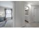 Hallway view to bedroom and bathroom at 18022 Stark Way, Charlotte, NC 28278