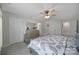 Spacious main bedroom with ample closet space and ensuite bathroom at 18022 Stark Way, Charlotte, NC 28278