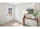 Light and bright entryway with a console table and mirror at 3722 Unionville Indian Trail W Rd, Indian Trail, NC 28079