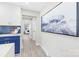 Bright hallway with hardwood floors and a view into a living area at 3722 Unionville Indian Trail W Rd, Indian Trail, NC 28079