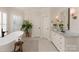 Spa-like bathroom featuring a freestanding tub and updated fixtures at 424 Fairhaven Ct, Waxhaw, NC 28173