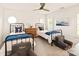 bedroom with twin beds and window seats at 424 Fairhaven Ct, Waxhaw, NC 28173
