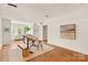 Spacious studio with hardwood floors, a large window, and an antique drafting table at 424 Fairhaven Ct, Waxhaw, NC 28173