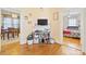 Hallway with views into adjacent bedrooms and dining area at 625 N 3Rd St, Albemarle, NC 28001