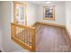 Charming bedroom with wood flooring and a view of the bathroom at 638 Chipley Ave # 6, Charlotte, NC 28205