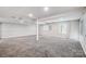 Finished basement with new carpeting and recessed lighting at 6514 Highwood Pl, Charlotte, NC 28210