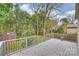 Spacious backyard with deck and storage shed at 741 Mcalway Rd, Charlotte, NC 28211