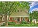 Charming two-story home featuring a brick foundation, neutral siding and a cozy front porch at 741 Mcalway Rd, Charlotte, NC 28211