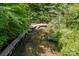 Wooden dock extending over calm water near wooded shoreline at 1090 N Saunders Dr, Catawba, NC 28609