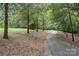 Long, winding driveway leading through a lush wooded area at 1090 N Saunders Dr, Catawba, NC 28609