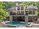 Stunning two-story home with a large deck, pool, and waterfall at 1090 N Saunders Dr, Catawba, NC 28609