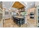 Gourmet kitchen boasts stainless steel appliances and a large island with seating at 1090 N Saunders Dr, Catawba, NC 28609