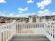 View from deck overlooking residential neighborhood at 1414 Kings Grove Dr, York, SC 29745