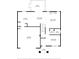 Main floor plan including kitchen, living room, and garage at 1414 Kings Grove Dr, York, SC 29745