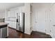 Kitchen with stainless steel refrigerator and pantry at 1414 Kings Grove Dr, York, SC 29745