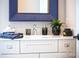 Modern bathroom vanity with unique mirror and decor at 2026 Thatcher Way, Fort Mill, SC 29715