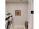 Bright laundry room with washer, dryer, and stylish decor at 2026 Thatcher Way, Fort Mill, SC 29715