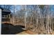 Wooded backyard with a slight slope and several trees at 115 Brentwood Dr, Maiden, NC 28650