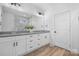 Bright bathroom with double vanity and modern fixtures at 115 Brentwood Dr, Maiden, NC 28650