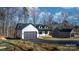 Modern two-story home with a gray roof and a two-car garage at 115 Brentwood Dr, Maiden, NC 28650