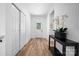 Clean and bright hallway with light walls and hardwood floors at 115 Brentwood Dr, Maiden, NC 28650