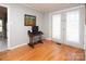 Cozy home office with hardwood floors and French doors at 160 Northcrest Dr, Kannapolis, NC 28081