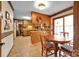 Kitchen with breakfast area and view into sunroom at 2448 Moss Farm Rd, Hickory, NC 28602